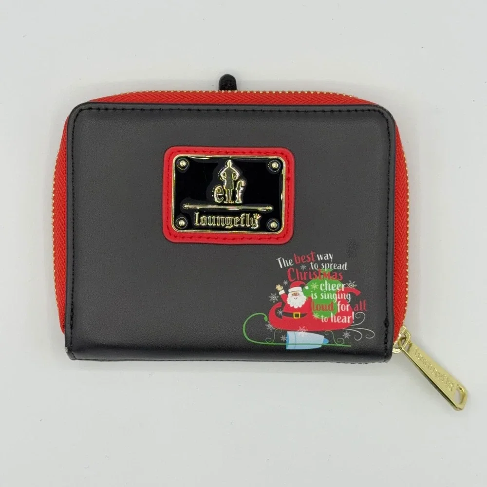 Loungefly Wallet Elf Movie Womens OS Buddy The Elf NYC Skyline Zip‎ Around Black